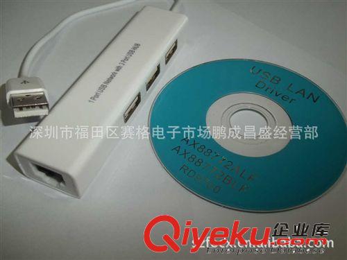 廠家直銷高質量 USB轉RJ45 +USB HUB二合一USB有線以太網批發原始圖片2