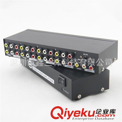 5942#MT-108AV音頻 8口音頻分配器AV視頻音頻一拖八AV分配器原始圖片2