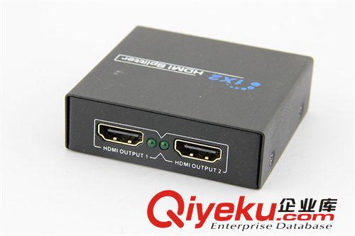 6491#支持混批HDMI 共享器 分配器 一分二 HDMI 1.4版本 支持3D