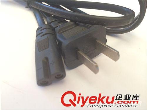 1.5米 國標(biāo)二插扁轉(zhuǎn)八字尾電源線 2X075 電源線 凹印線材