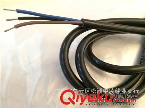國標三扁插電源線 國標三插開尾上錫電源線 3C 電源線原始圖片2