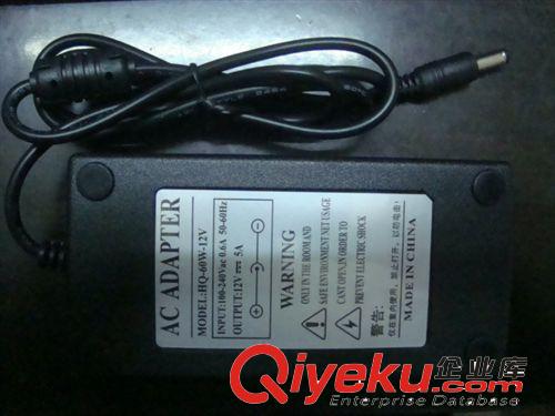 專業制造 LED燈顯示屏12V5A桌面式開關電源 LED燈條專用開關電源