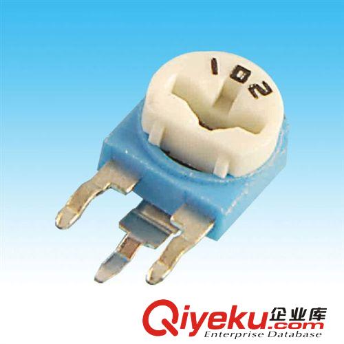 專業(yè)批發(fā) 藍(lán)白 可調(diào)電阻 RM065-101 RM065-100Ω 可調(diào)電位器