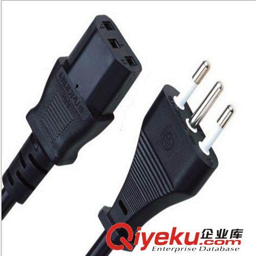 供應意大利16A 250V插頭電源線 意大利二芯2.5A電源線插頭線原始圖片3