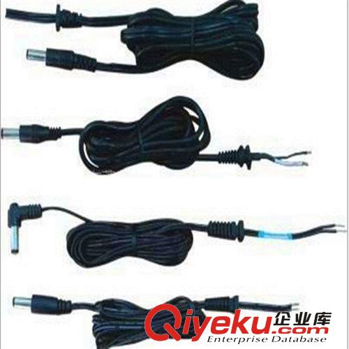 DC廠家專業生產黑色DC5.5*2.1防水公母插頭電源線
