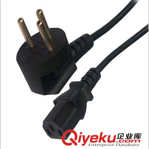 三芯韓國插頭電源線 適配器米老鼠電源線 韓國插頭電源線