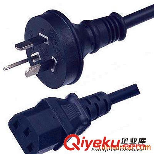 澳大利亞防水插頭電源線 澳洲透明電源線插頭線 SAA電源線插頭線