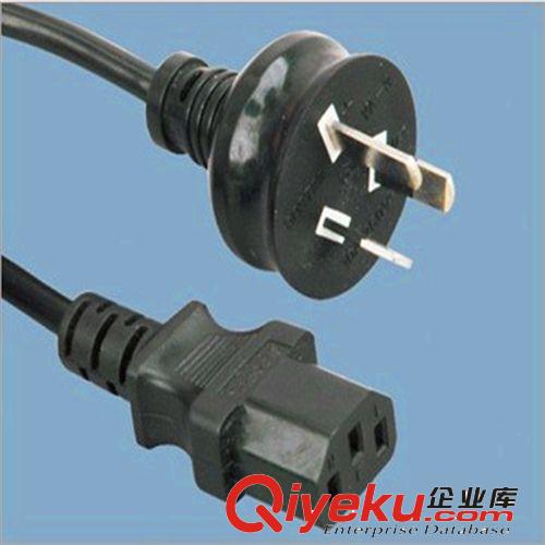 專業(yè)供應(yīng)澳大利亞SAA認(rèn)證電源線 澳洲插頭帶品子尾電源線原始圖片3