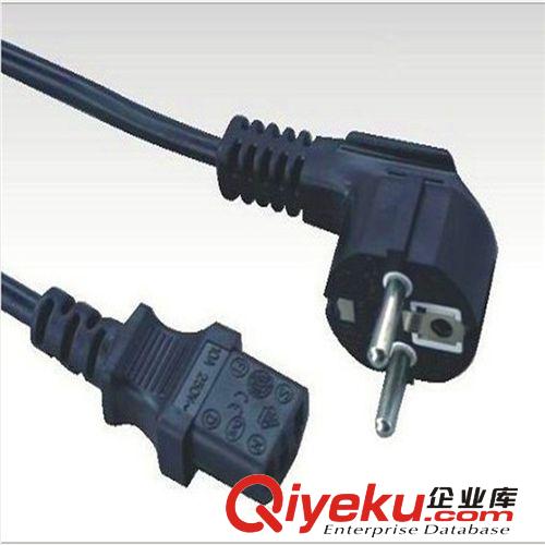 廠家直銷法國德國三芯電源線 展示柜燈具電源線 歐洲插頭線原始圖片2