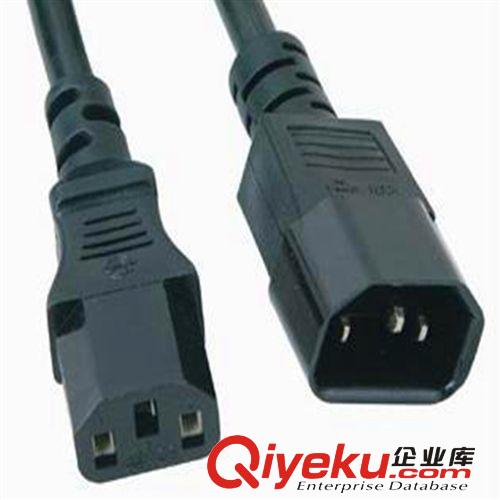 供應(yīng)多國認(rèn)證品字尾插頭電源線連接線 C13 C14公母電源接頭延長線原始圖片3