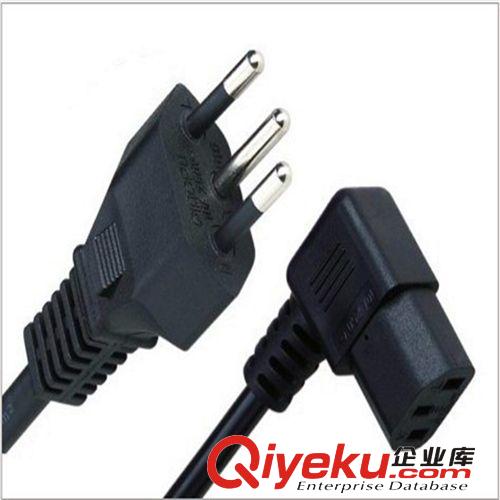 二芯巴西電源線插頭 三芯巴西插頭電源線 巴西電源線插頭線原始圖片2