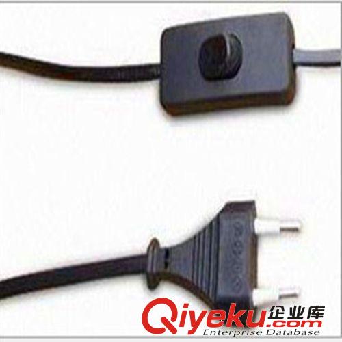 供應304 腳踏開關電源線 定制各款式燈具電源線插頭原始圖片3