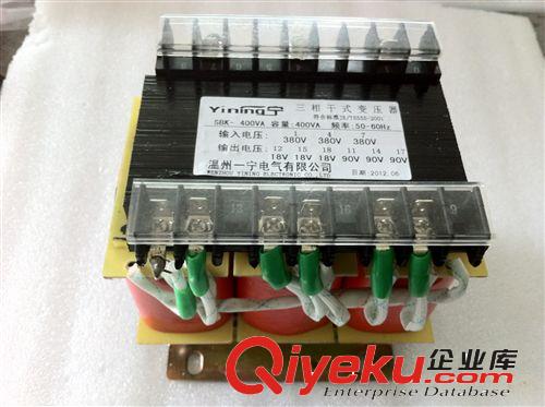 三相干式變壓器sbk-400va 輸入電壓三相380V輸出電壓三相220V