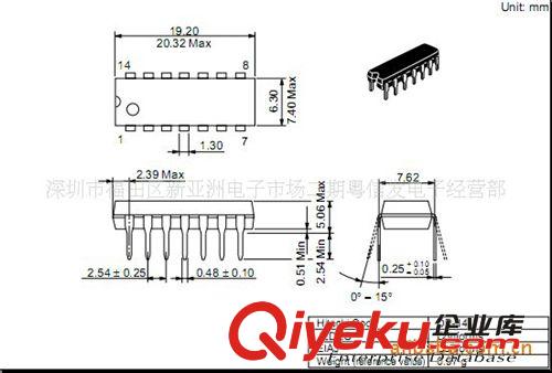 【全新原裝】HD74HC00P DIP-14 現(xiàn)貨熱賣 少量可出 量大優(yōu)惠