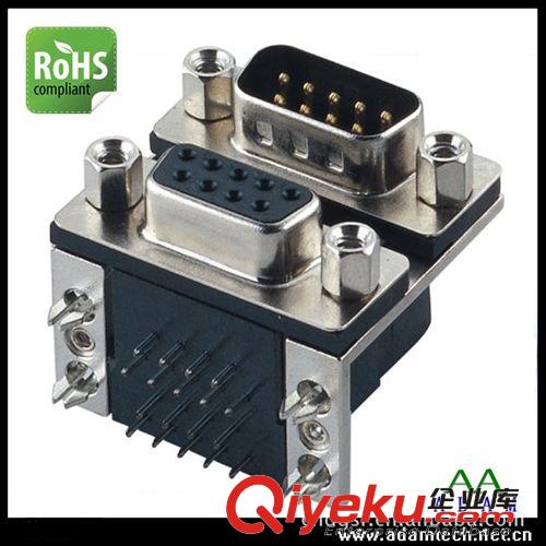 廠家供應(yīng)D-SUB雙胞胎連接器DR9公對15母雙胞胎連接器廠家 電源原始圖片2