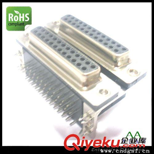 D-SUB連接器DR25母對(duì)25母雙胞胎間距15.88mm廠家供應(yīng)一般納稅人原始圖片3