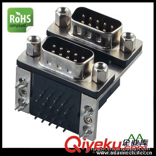 D-SUB雙胞胎亞當廠家制造 ,DR 9公對9母間距15.88mm優(yōu)質(zhì)產(chǎn)品原始圖片3