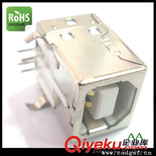 USB連接器USB接口USB B母90度彎腳白膠廠家專業(yè)生產(chǎn)品質穩(wěn)定原始圖片2