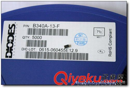 全新原裝 DIODES 肖特基二極管 B340A-13-F 3A-40V 封裝SMA 貼片