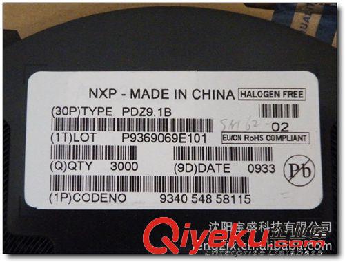 原裝 NXP IC芯片 PDZ9.1B SOT-23 fp