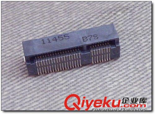 進(jìn)口泰科TYCO mini PCIE網(wǎng)卡連接器52P插槽插座H8.0 1759544-1