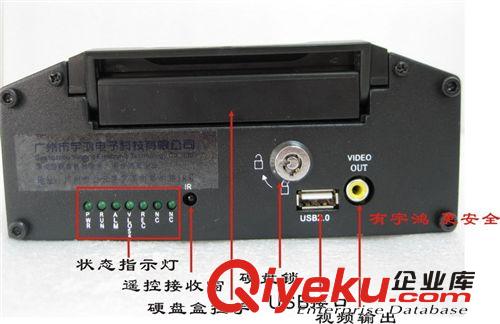 4路3G車載硬盤(pán)錄像機(jī)  無(wú)線車載 遠(yuǎn)程監(jiān)控 GPS定位 防震車載DVR原始圖片3