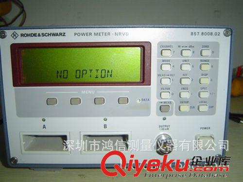 R&SNRVD 雙通道功率計(jì)+低功率探頭Z1/Z2 1nW-20mW/100nW-500mW