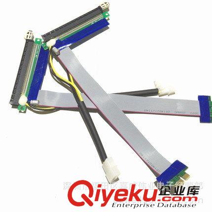 pci-e 1X 轉16X 加強版顯卡延長線 帶輔助供電 25CM