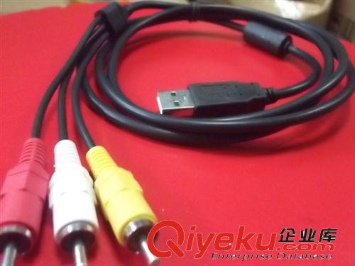 USB轉3RCA USB AV線 USB轉蓮花線 USB轉色差線 USB轉分量線原始圖片3