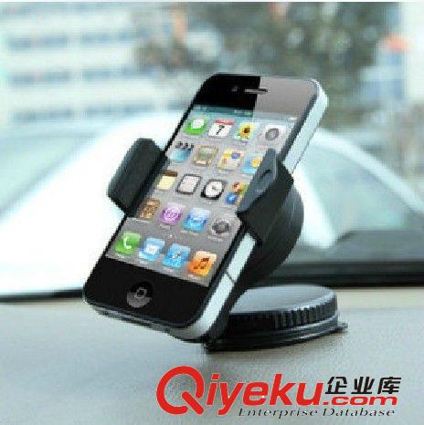 車載迷你手機支架/GPS導航儀iphone4/4S三星HTC玻璃吸盤懶人支架