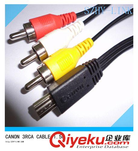 佳能IXUS相機(jī)AV視頻線 CANON AV CABLE 帶左右聲道