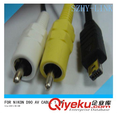 原裝尼康數碼相機視頻AV線 Nikon D90 AV CABLE
