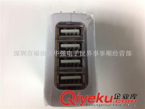 AC HUB  美規(guī)100-220V 轉(zhuǎn)4口USB  2.1A充電器原始圖片3