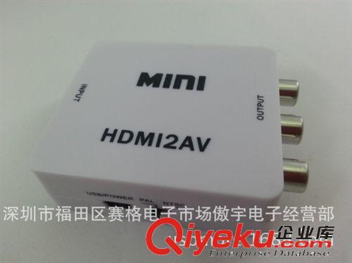 HDMI轉AV轉換器 HDMI to AV ,HDMI轉vga原始圖片2