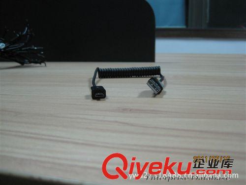 廠家直銷usb彈簧線 dg線 USB對micro5P USBdg線工廠批發(fā)