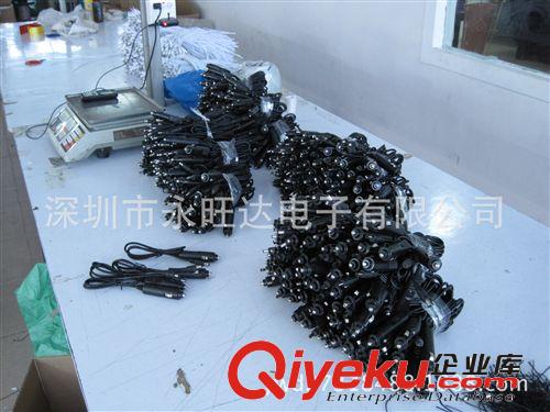 點煙器廠家供應dc5521公頭線 dc頭/帶燈點煙器線材廠家批發原始圖片3