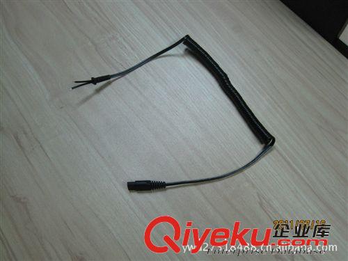廠家直銷黑色dg線 PU彈簧線 2P母頭/ST拉伸線工廠現(xiàn)貨批發(fā)