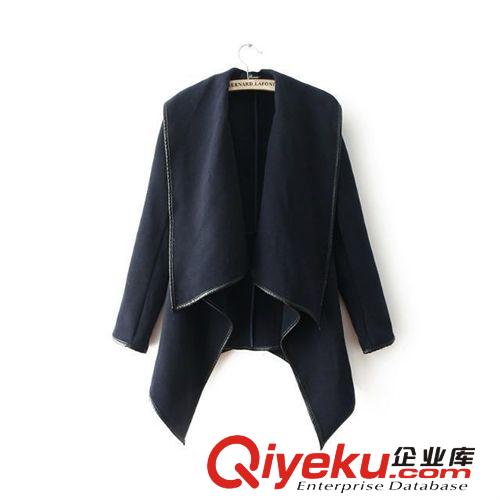 B12D-861 歐美2014新款 條紋圖案長袖襯衫 女士襯衣