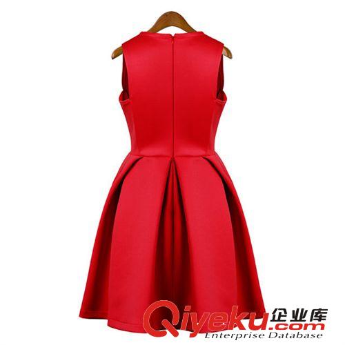 A2-4817 歐美2014新款 糖果色蓬蓬裙連衣裙 女士原始圖片3