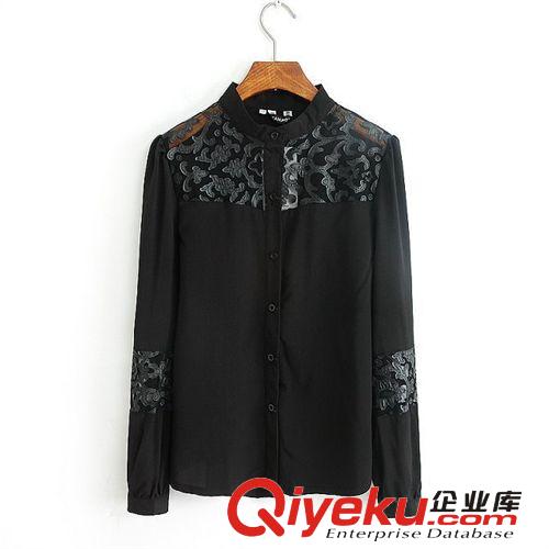 E10-2175 歐美2014新款 短袖卷邊印花套頭上衣 女士