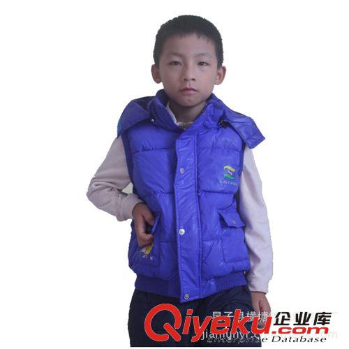 童裝 兒童羽絨馬甲 男童女童背心連帽卡通馬甲 坎肩原始圖片2