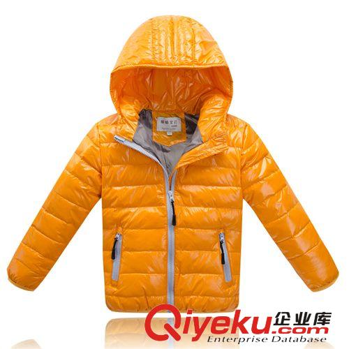 新款童裝冬季兒童羽絨服男童女童羽絨外套亮面PU防水防寒連帽款原始圖片2