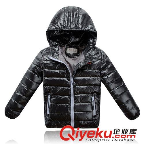 新款童裝冬季兒童羽絨服男童女童羽絨外套亮面PU防水防寒連帽款原始圖片3