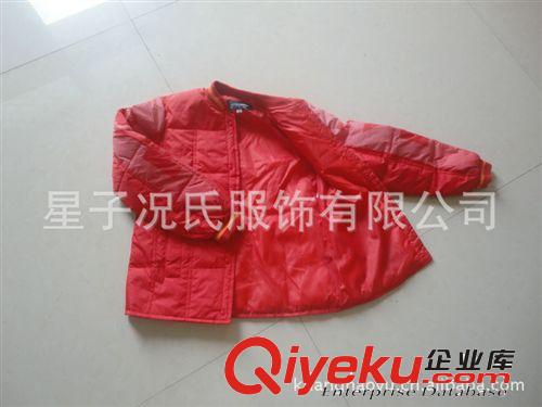廠家直供童羽絨服男童女童 網(wǎng)點(diǎn)印花袖兒童羽絨服內(nèi)膽原始圖片2