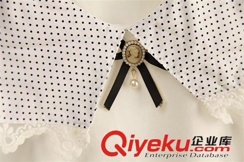 2014韓版新款女裝時尚翻領修身打底衫娃娃領女式百搭長袖T恤C144