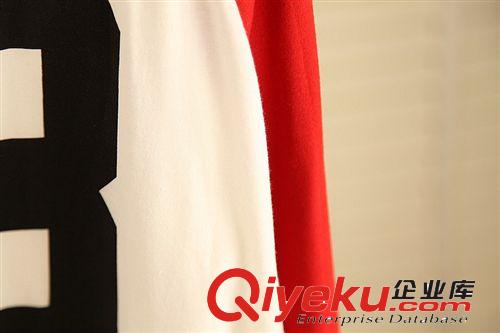 廠家直銷 2013韓版休閑百搭印花T恤 歐美寬松插肩女式長袖C204