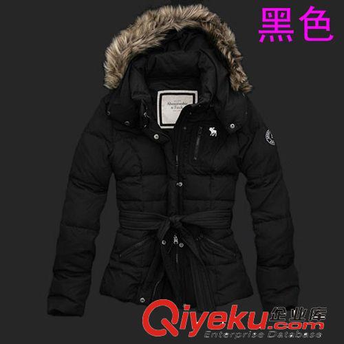 供應女式休閑羽絨服AF女式羽絨服 af腰帶修身羽絨服原始圖片2
