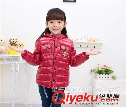 廠家直銷(xiāo) 2014 兒童 男女中大童 連帽外套羽絨服 混批低價(jià)特賣(mài)原始圖片3