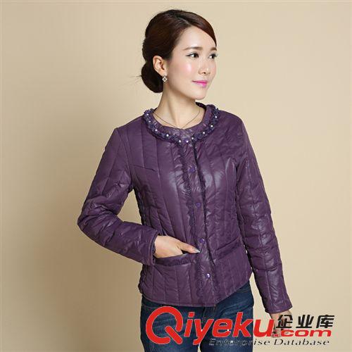 衫宣批發(fā)新款女士羽絨內(nèi)膽 女款羽絨服內(nèi)膽上衣 釘珠壓光8815原始圖片2