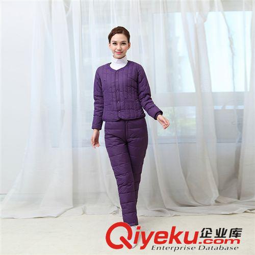 衫宣 羽絨服批發(fā) 女士羽絨內(nèi)膽套裝 女士保暖套裝 羽絨套裝136750